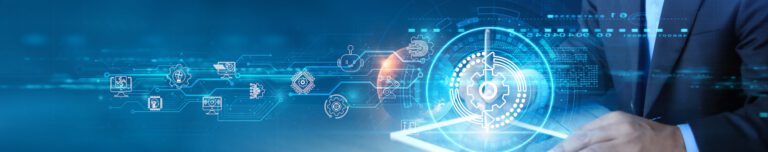 AIを駆使して仕事に取り組む男性 | 大阪市西区の税理士事務所 | ミライクラフト税理士事務所