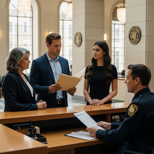 相続後の手続きをする様子 | 大阪市西区の税理士事務所 | ミライクラフト税理士事務所