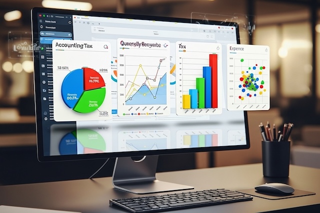 AIが資料を処理している様子 | ミライクラフト税理士事務所